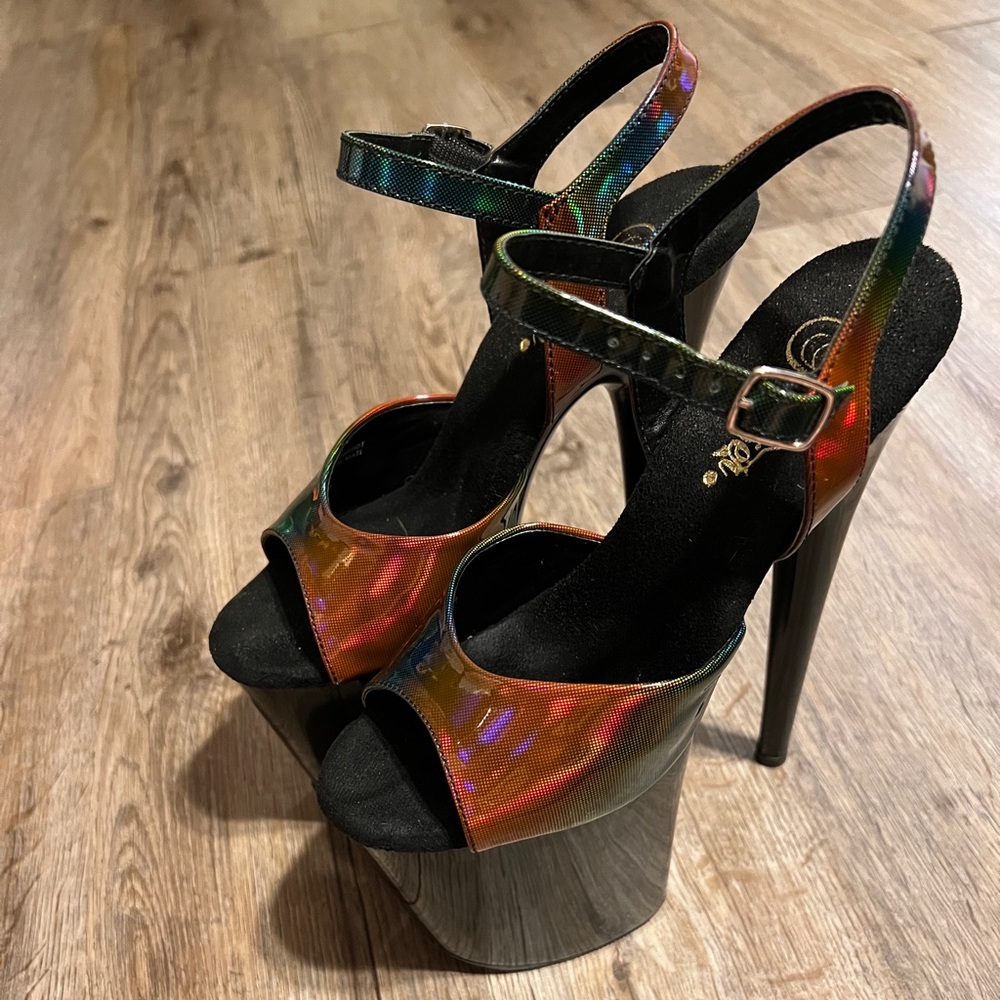 Holographic Pleaser Heels